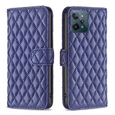 Coque Portefeuille Livre Cuir Etui Clapet B11F pour Realme C31 Bleu