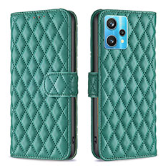 Coque Portefeuille Livre Cuir Etui Clapet B11F pour Realme Narzo 50 Pro 5G Vert