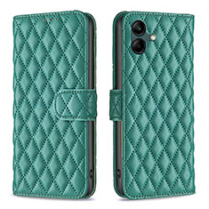 Coque Portefeuille Livre Cuir Etui Clapet B11F pour Samsung Galaxy A04E Vert