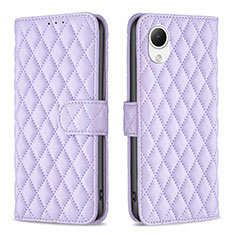 Coque Portefeuille Livre Cuir Etui Clapet B11F pour Samsung Galaxy A23e 5G Violet