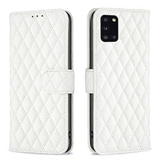 Coque Portefeuille Livre Cuir Etui Clapet B11F pour Samsung Galaxy A31 Blanc