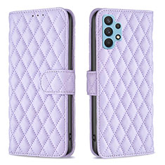 Coque Portefeuille Livre Cuir Etui Clapet B11F pour Samsung Galaxy A32 5G Violet