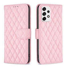 Coque Portefeuille Livre Cuir Etui Clapet B11F pour Samsung Galaxy A53 5G Or Rose