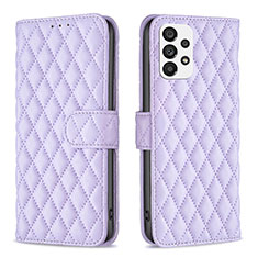 Coque Portefeuille Livre Cuir Etui Clapet B11F pour Samsung Galaxy A73 5G Violet