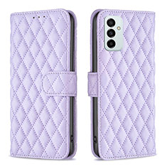 Coque Portefeuille Livre Cuir Etui Clapet B11F pour Samsung Galaxy F23 5G Violet