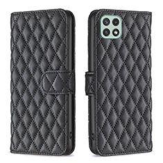 Coque Portefeuille Livre Cuir Etui Clapet B11F pour Samsung Galaxy F42 5G Noir