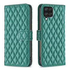 Coque Portefeuille Livre Cuir Etui Clapet B11F pour Samsung Galaxy M12 Vert