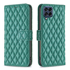 Coque Portefeuille Livre Cuir Etui Clapet B11F pour Samsung Galaxy M53 5G Vert