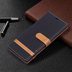 Coque Portefeuille Livre Cuir Etui Clapet B11F pour Samsung Galaxy S22 Ultra 5G Noir