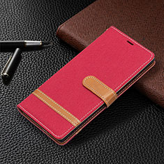 Coque Portefeuille Livre Cuir Etui Clapet B11F pour Samsung Galaxy S23 Ultra 5G Rouge