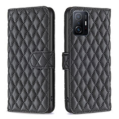 Coque Portefeuille Livre Cuir Etui Clapet B11F pour Xiaomi Mi 11T 5G Noir