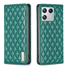 Coque Portefeuille Livre Cuir Etui Clapet B11F pour Xiaomi Mi 13 5G Vert