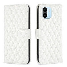 Coque Portefeuille Livre Cuir Etui Clapet B11F pour Xiaomi Poco C50 Blanc