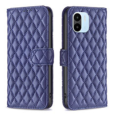 Coque Portefeuille Livre Cuir Etui Clapet B11F pour Xiaomi Poco C51 Bleu