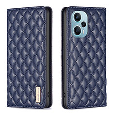 Coque Portefeuille Livre Cuir Etui Clapet B11F pour Xiaomi Poco F5 5G Bleu