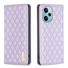 Coque Portefeuille Livre Cuir Etui Clapet B11F pour Xiaomi Poco F5 5G Violet