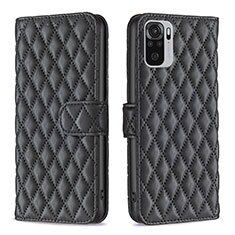 Coque Portefeuille Livre Cuir Etui Clapet B11F pour Xiaomi Poco M5S Noir