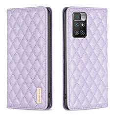 Coque Portefeuille Livre Cuir Etui Clapet B11F pour Xiaomi Redmi 10 (2022) Violet