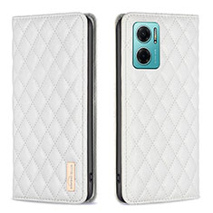 Coque Portefeuille Livre Cuir Etui Clapet B11F pour Xiaomi Redmi 10 5G Blanc