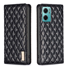 Coque Portefeuille Livre Cuir Etui Clapet B11F pour Xiaomi Redmi 10 5G Noir