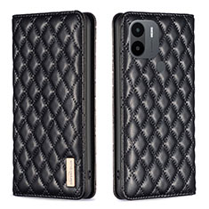 Coque Portefeuille Livre Cuir Etui Clapet B11F pour Xiaomi Redmi A1 Plus Noir