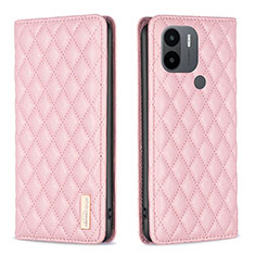 Coque Portefeuille Livre Cuir Etui Clapet B11F pour Xiaomi Redmi A1 Plus Or Rose