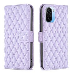 Coque Portefeuille Livre Cuir Etui Clapet B11F pour Xiaomi Redmi K40 5G Violet