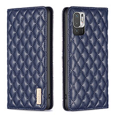 Coque Portefeuille Livre Cuir Etui Clapet B11F pour Xiaomi Redmi Note 10 5G Bleu