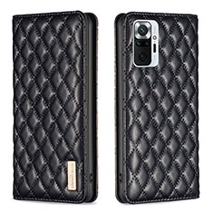 Coque Portefeuille Livre Cuir Etui Clapet B11F pour Xiaomi Redmi Note 10 Pro Max Noir