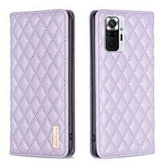 Coque Portefeuille Livre Cuir Etui Clapet B11F pour Xiaomi Redmi Note 10 Pro Max Violet