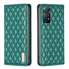 Coque Portefeuille Livre Cuir Etui Clapet B11F pour Xiaomi Redmi Note 12 Pro 4G Vert