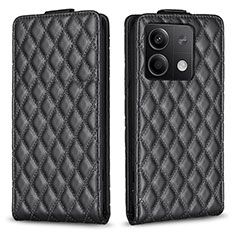 Coque Portefeuille Livre Cuir Etui Clapet B11F pour Xiaomi Redmi Note 13 5G Noir