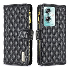 Coque Portefeuille Livre Cuir Etui Clapet B12F pour Oppo A79 5G Noir