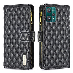 Coque Portefeuille Livre Cuir Etui Clapet B12F pour Realme 9 5G Noir