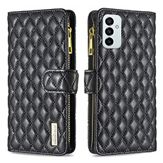 Coque Portefeuille Livre Cuir Etui Clapet B12F pour Samsung Galaxy F23 5G Noir