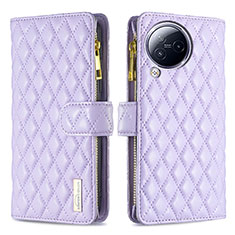 Coque Portefeuille Livre Cuir Etui Clapet B12F pour Xiaomi Civi 3 5G Violet