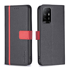 Coque Portefeuille Livre Cuir Etui Clapet B13F pour Oppo A94 5G Noir