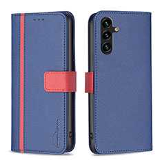 Coque Portefeuille Livre Cuir Etui Clapet B13F pour Samsung Galaxy A13 5G Bleu