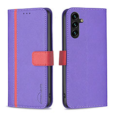 Coque Portefeuille Livre Cuir Etui Clapet B13F pour Samsung Galaxy A13 5G Violet