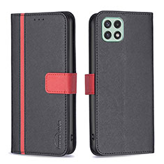 Coque Portefeuille Livre Cuir Etui Clapet B13F pour Samsung Galaxy A22 5G Noir