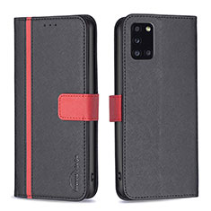 Coque Portefeuille Livre Cuir Etui Clapet B13F pour Samsung Galaxy A31 Noir