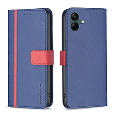 Coque Portefeuille Livre Cuir Etui Clapet B13F pour Samsung Galaxy F04 Bleu