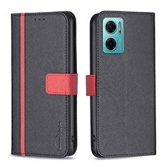 Coque Portefeuille Livre Cuir Etui Clapet B13F pour Xiaomi Redmi 11 Prime 5G Noir