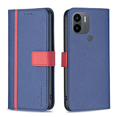 Coque Portefeuille Livre Cuir Etui Clapet B13F pour Xiaomi Redmi A1 Plus Bleu