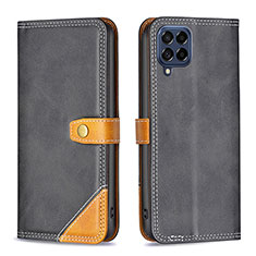 Coque Portefeuille Livre Cuir Etui Clapet B14F pour Samsung Galaxy M53 5G Noir