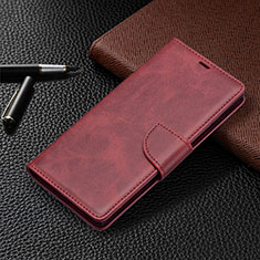 Coque Portefeuille Livre Cuir Etui Clapet B14F pour Samsung Galaxy S23 Ultra 5G Rouge