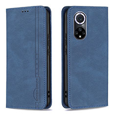 Coque Portefeuille Livre Cuir Etui Clapet B15F pour Huawei Nova 9 Bleu