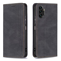 Coque Portefeuille Livre Cuir Etui Clapet B15F pour Samsung Galaxy A13 4G Noir