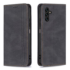 Coque Portefeuille Livre Cuir Etui Clapet B15F pour Samsung Galaxy A13 5G Noir