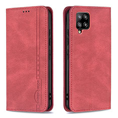 Coque Portefeuille Livre Cuir Etui Clapet B15F pour Samsung Galaxy A42 5G Rouge